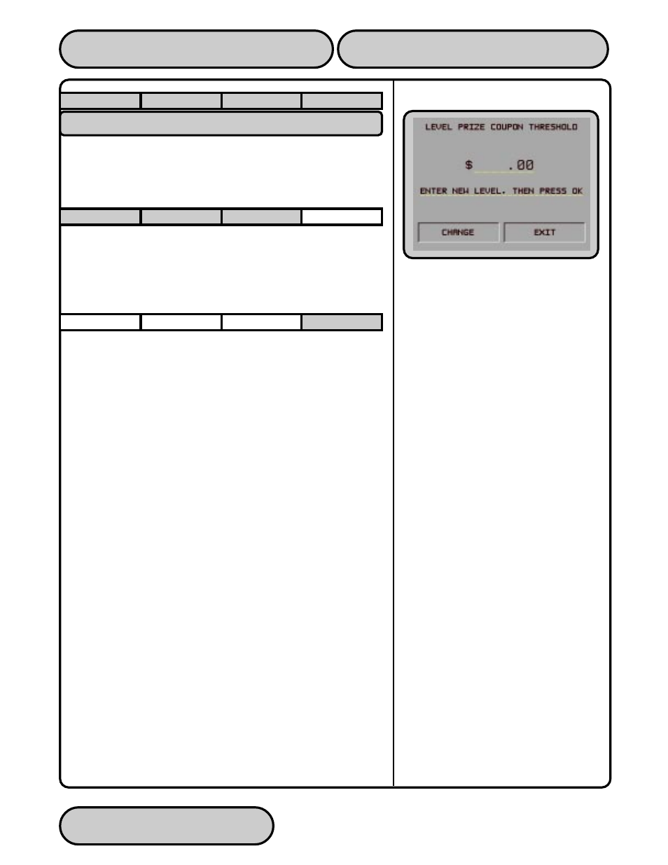 Set level prize amount, Set level prize amount -53, Triton systems, inc | Triton 97XX Series Operation Manual User Manual | Page 108 / 265