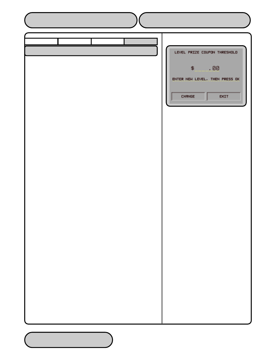 Set level prize amount, Set level prize amount -59, Triton systems, inc | Triton 97XX Series Operation Manual User Manual | Page 114 / 265