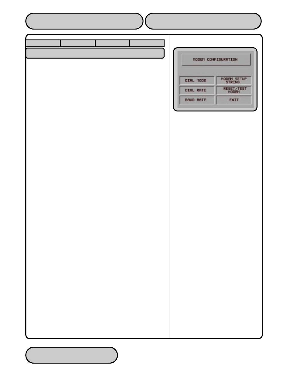 Modem setup, Dial mode -118, Triton systems, inc | Triton 97XX Series Operation Manual User Manual | Page 172 / 265