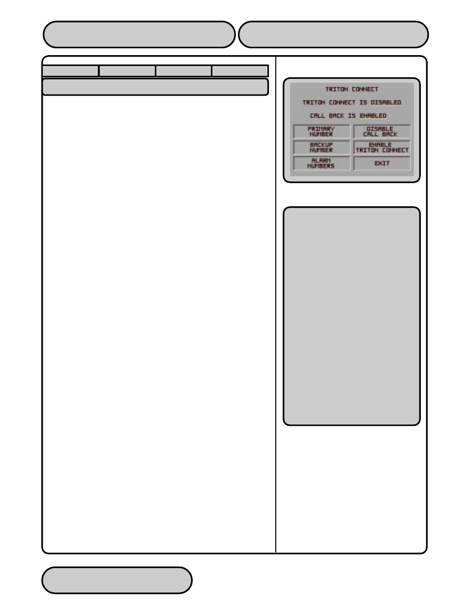 Triton connect, Primary number -127, 97xx-series | Triton 97XX Series Operation Manual User Manual | Page 181 / 265