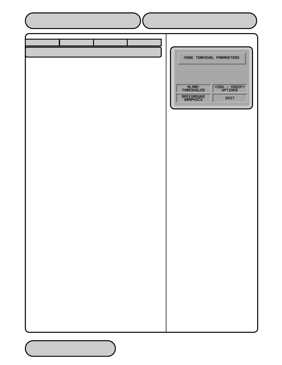 More (terminal parameters), Alarm thresholds -142, Triton systems, inc | Triton 97XX Series Operation Manual User Manual | Page 196 / 265