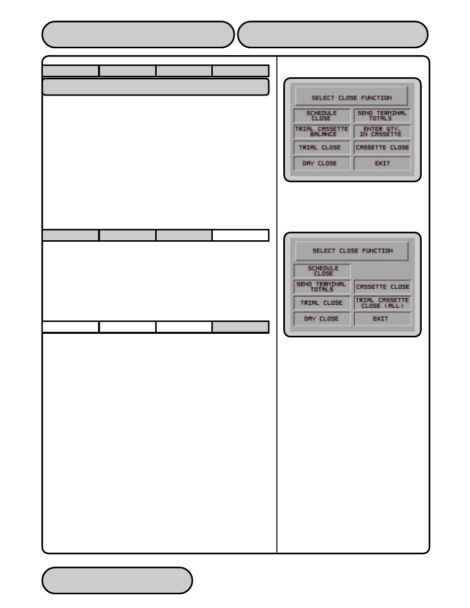 Close, Close -5, Triton systems, inc | Triton 97XX Series Operation Manual User Manual | Page 60 / 265