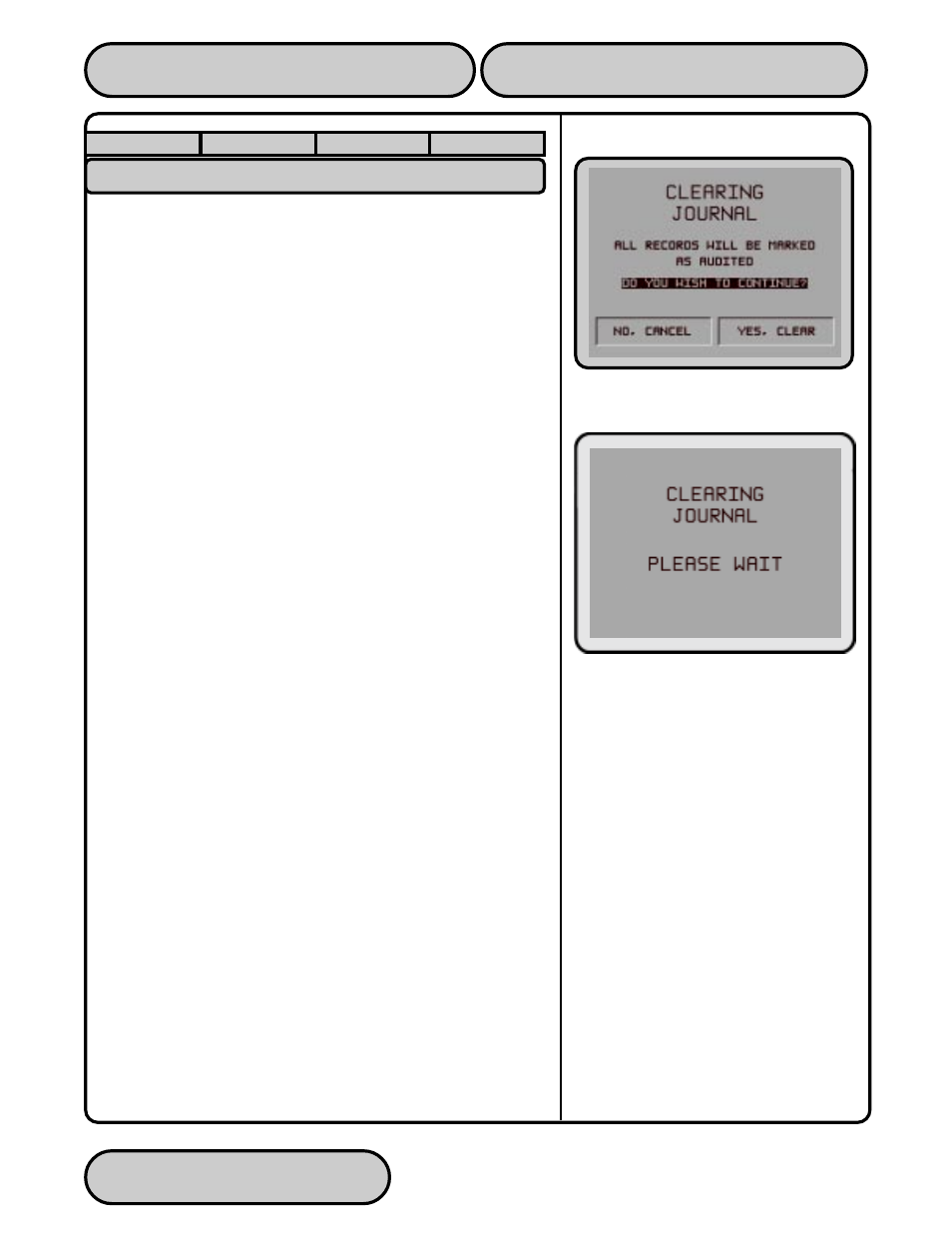 Clear journal, Clear journal -37, Triton systems, inc | Triton 97XX Series Operation Manual User Manual | Page 92 / 265