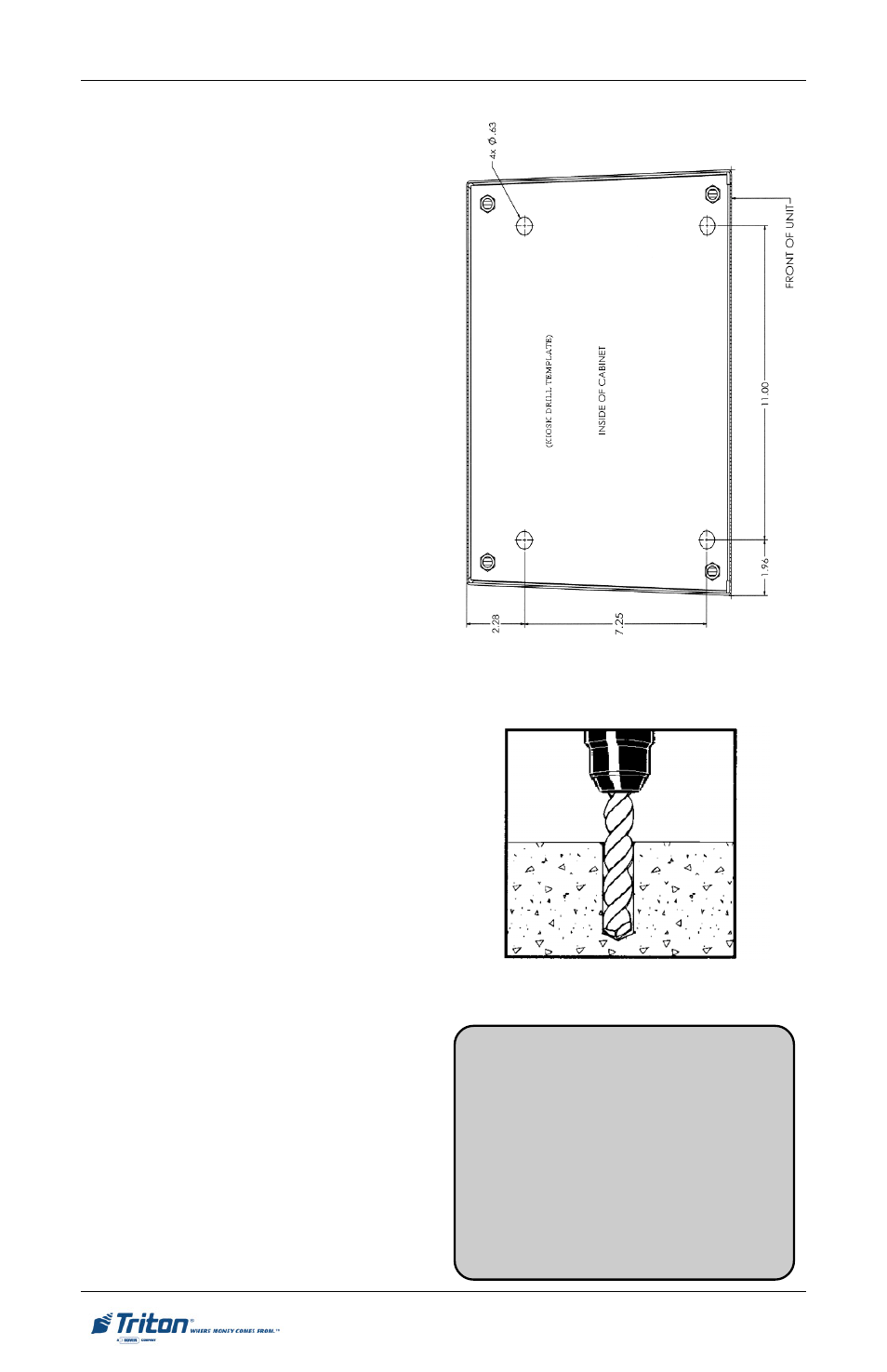 Triton 9200 Installation Manual User Manual | Page 20 / 26