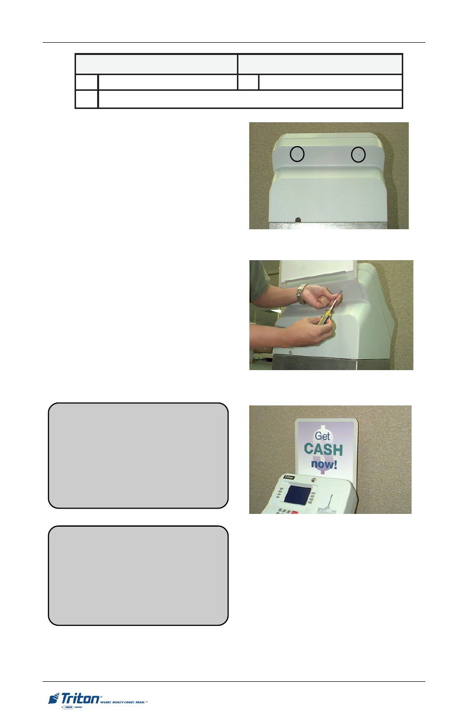 9200 (s | Triton 9200 Installation Manual User Manual | Page 26 / 26