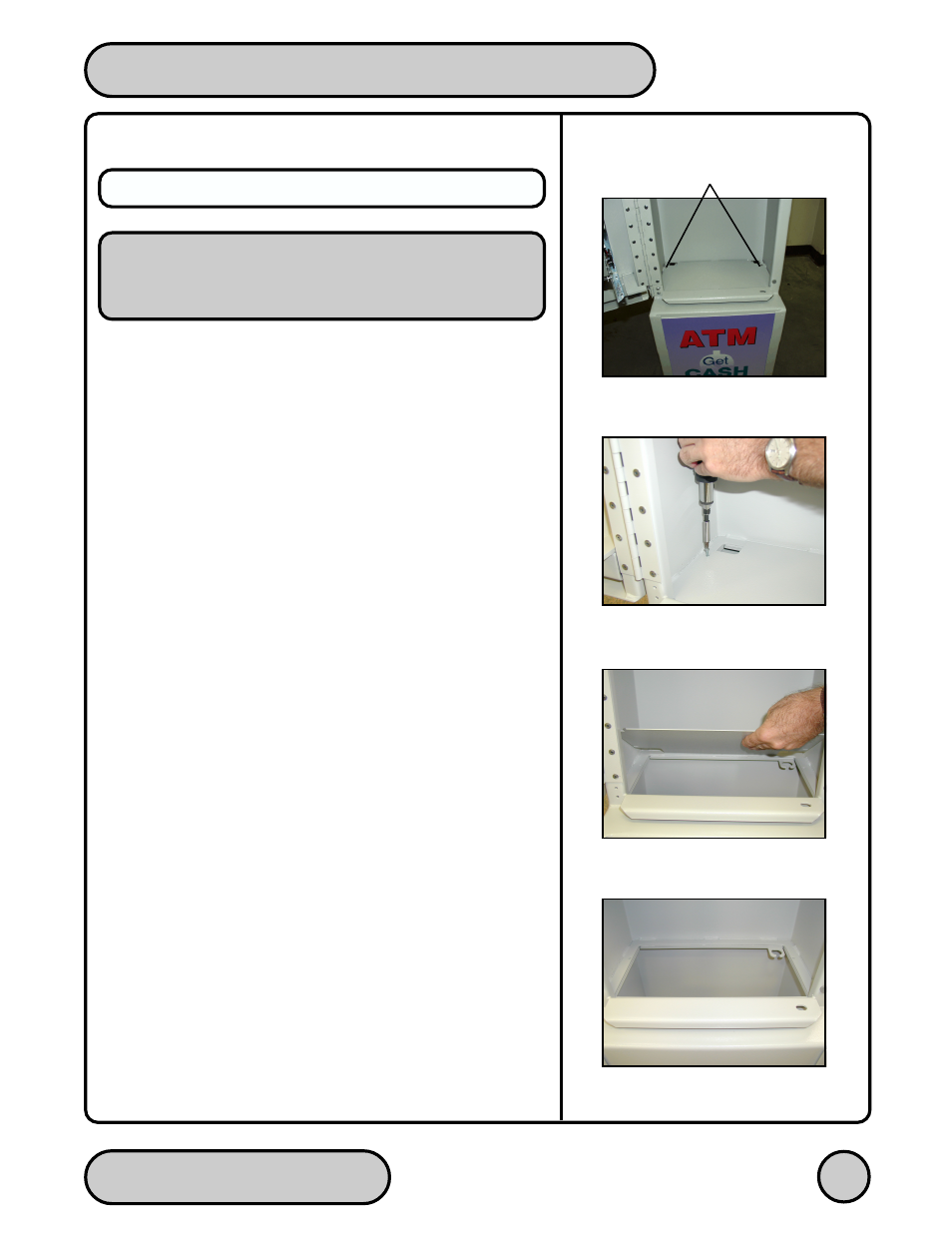 Unpack cash dispenser, Important | Triton MAKO EXTENDED CABINET Installation Manual User Manual | Page 3 / 7