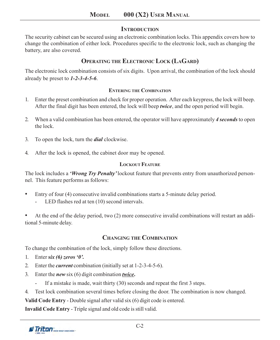 Triton RT2000 X2 User Manual User Manual | Page 48 / 109