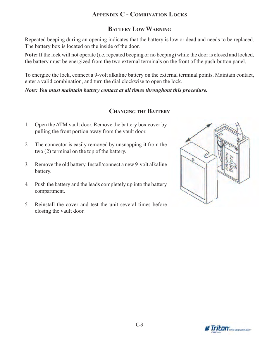 C - c | Triton RT2000 X2 User Manual User Manual | Page 49 / 109
