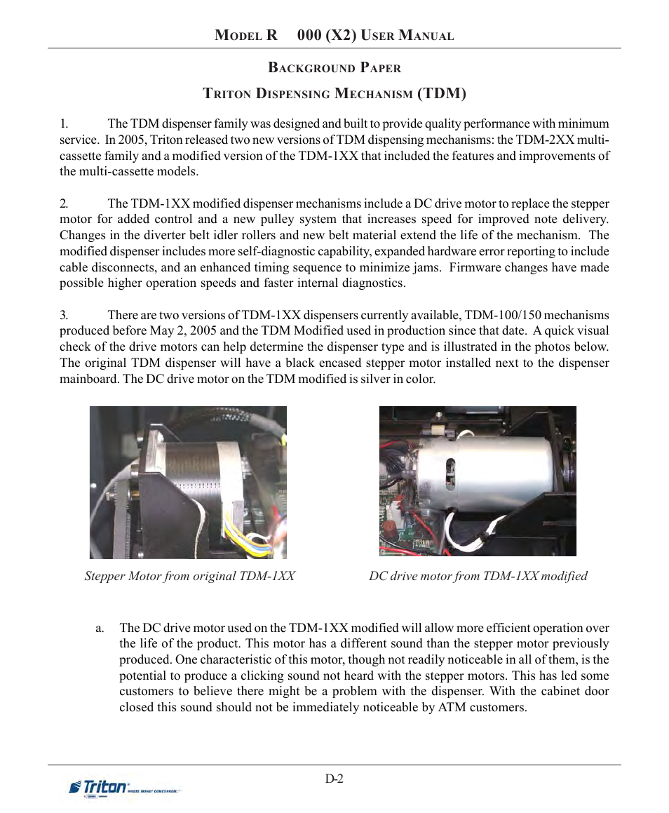 Tdm) | Triton RT2000 X2 User Manual User Manual | Page 54 / 109