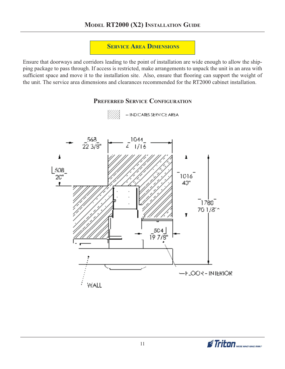 Triton RT2000 X2 Installation Manual User Manual | Page 11 / 36