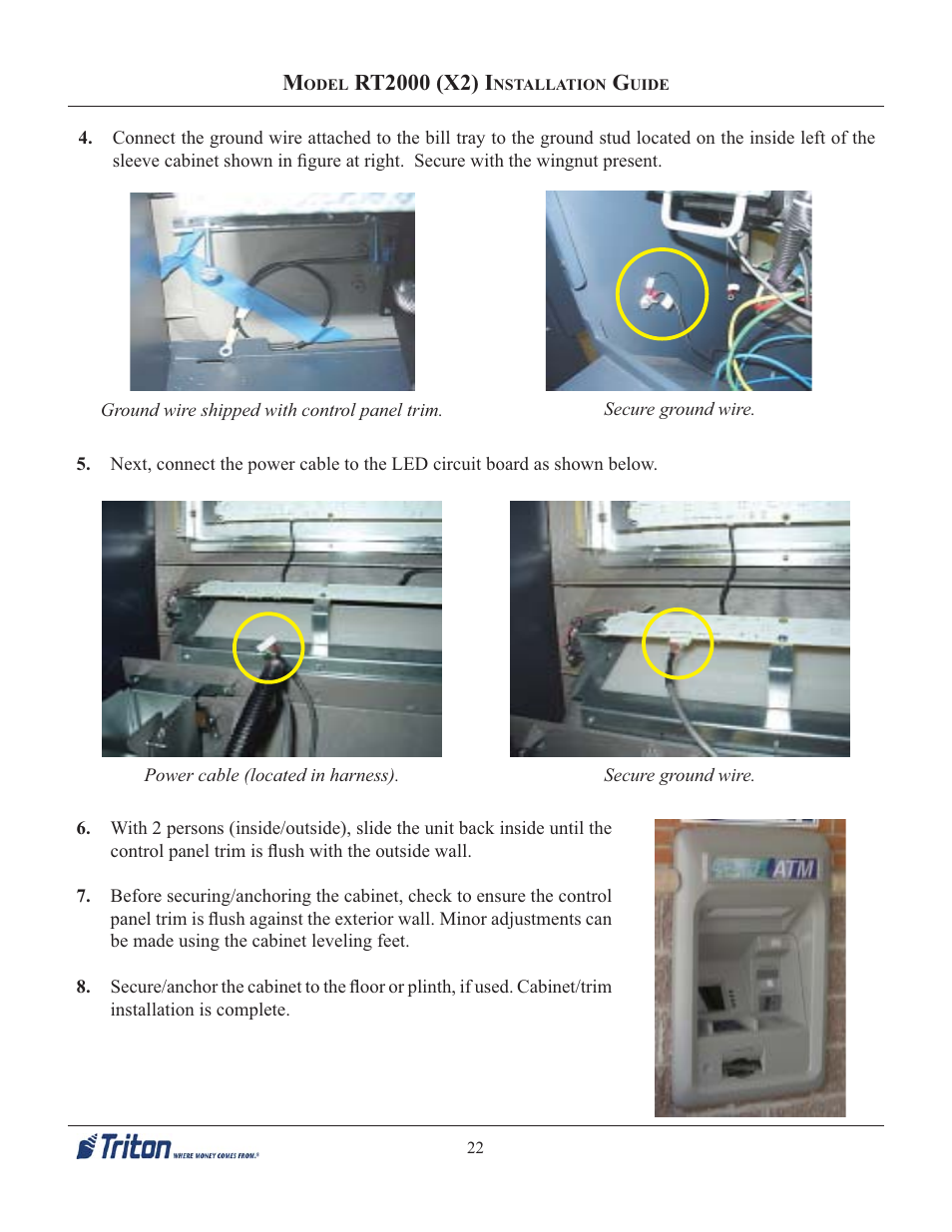 Triton RT2000 X2 Installation Manual User Manual | Page 22 / 36