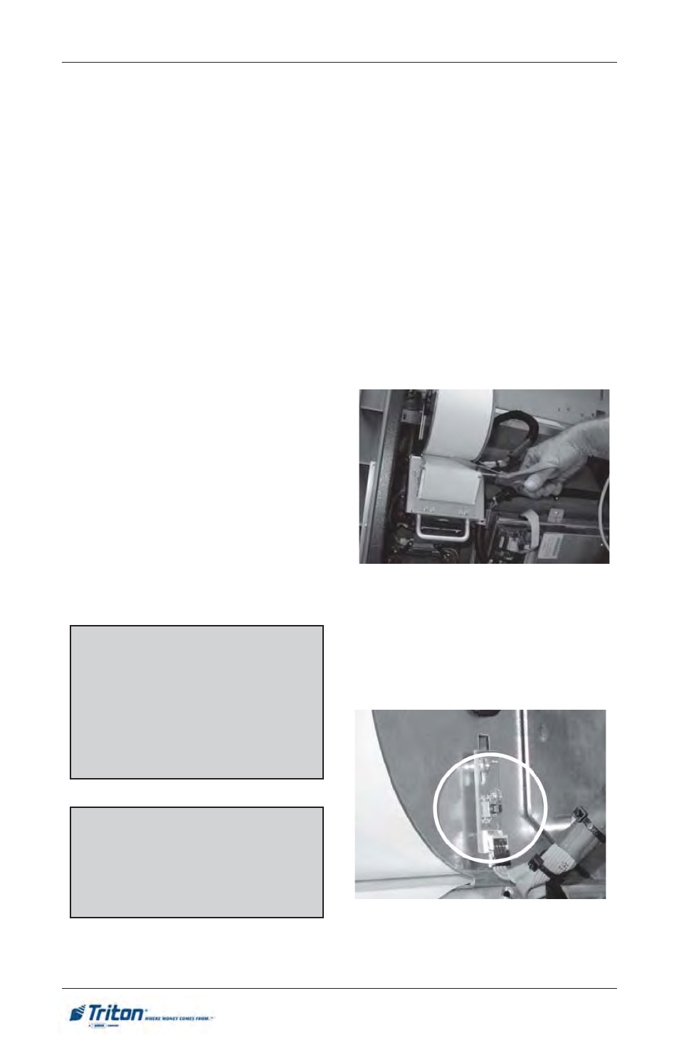 Rt2000 u, Introduction, Replenishing the receipt paper | Triton RT2000 User Manual User Manual | Page 132 / 190