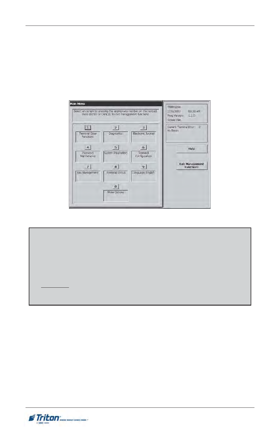 Rt2000 u, Management reports | Triton RT2000 User Manual User Manual | Page 62 / 190