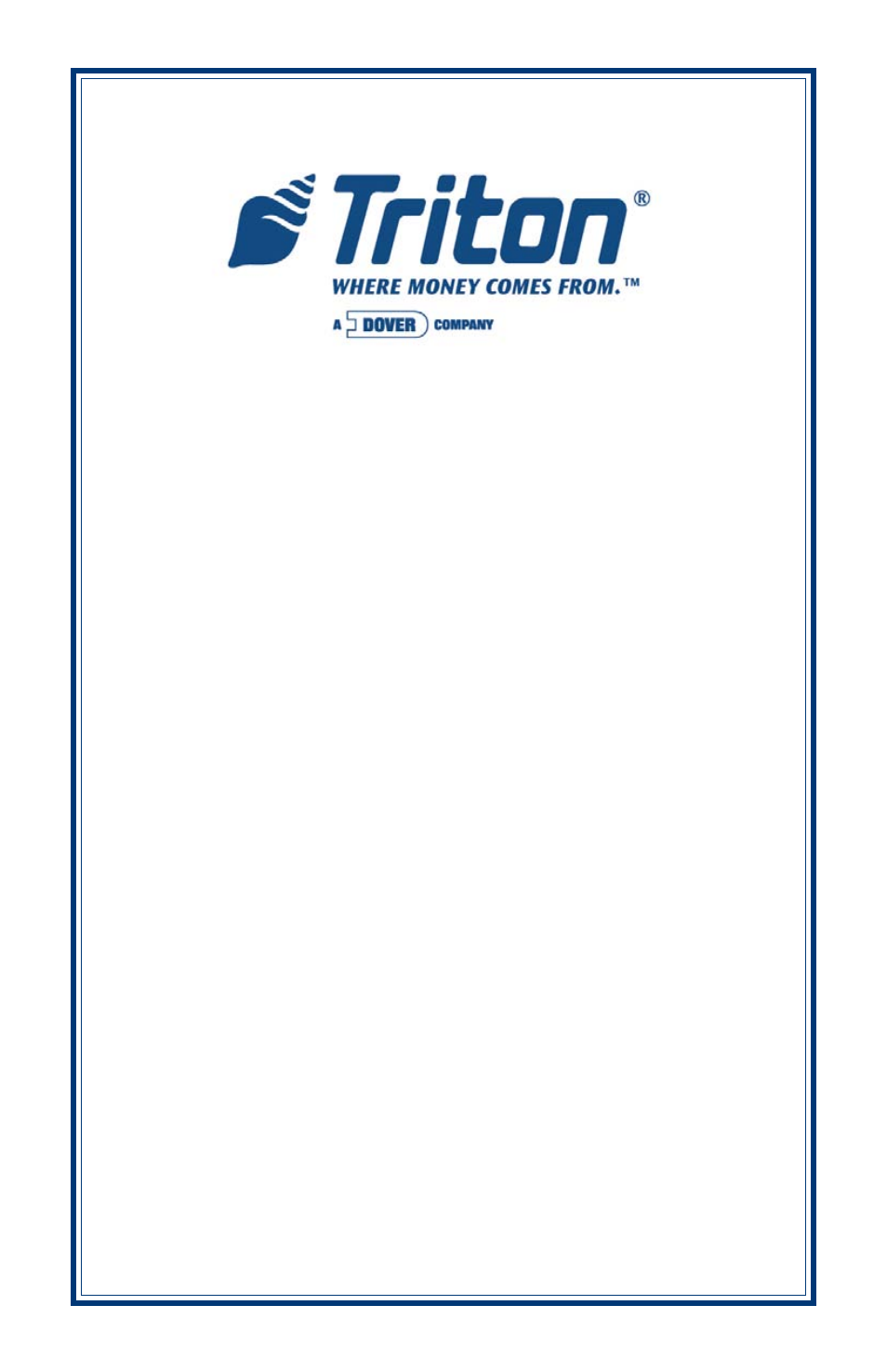 Triton RT2000 Installation Manual User Manual | 56 pages