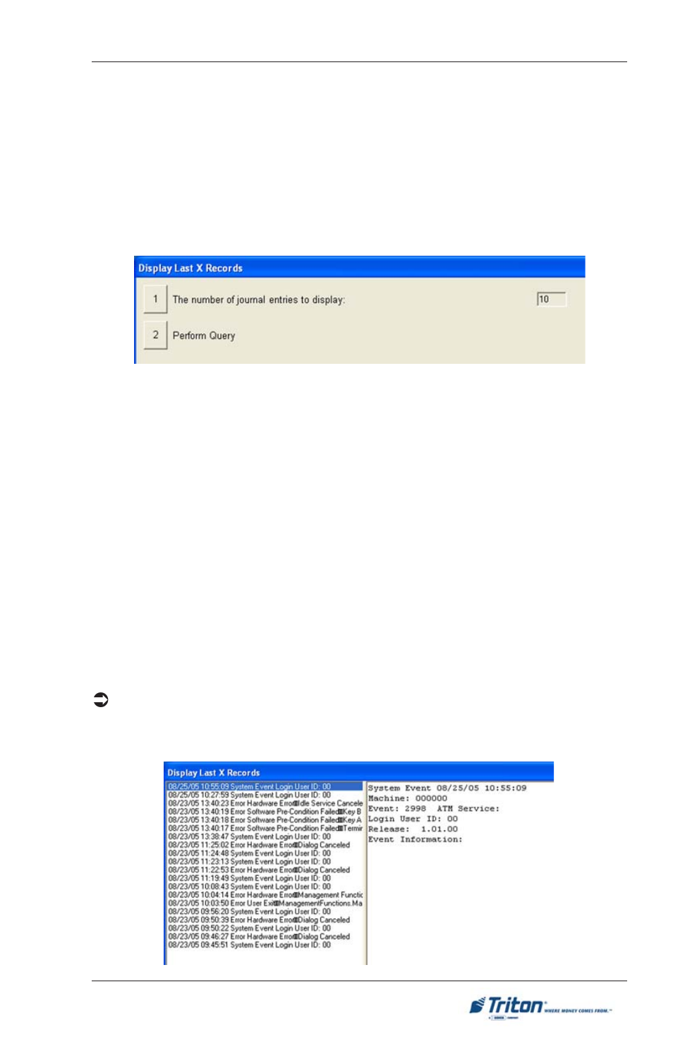 Triton FT5000XP PC-BASED ATMS User Manual User Manual | Page 101 / 207