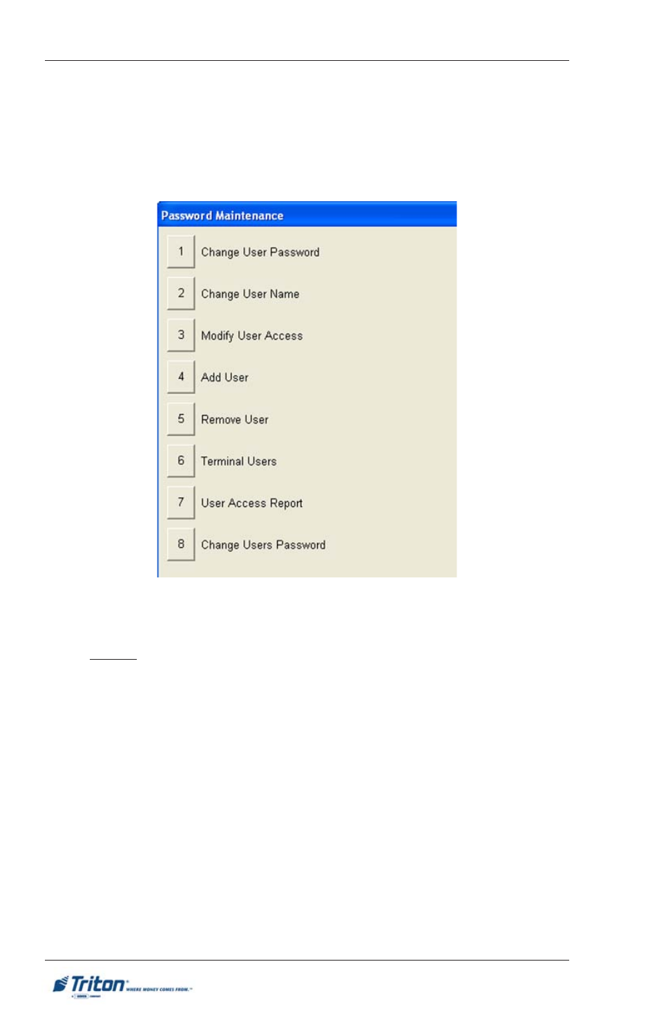 Rl/ft5000 | Triton FT5000XP PC-BASED ATMS User Manual User Manual | Page 106 / 207