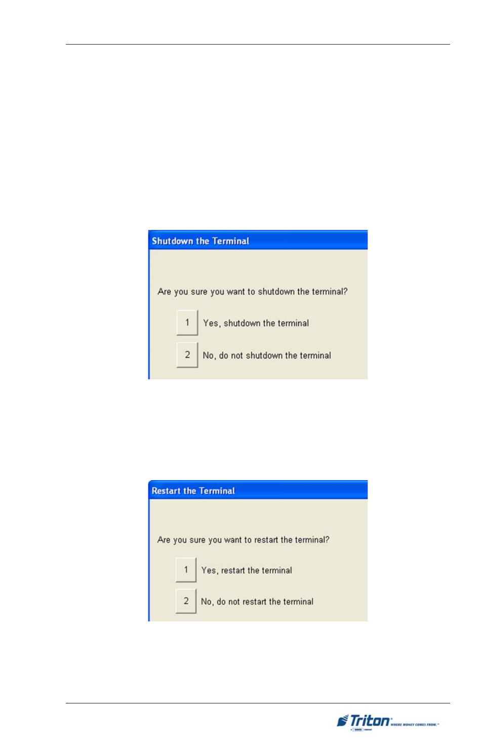 Triton FT5000XP PC-BASED ATMS User Manual User Manual | Page 121 / 207