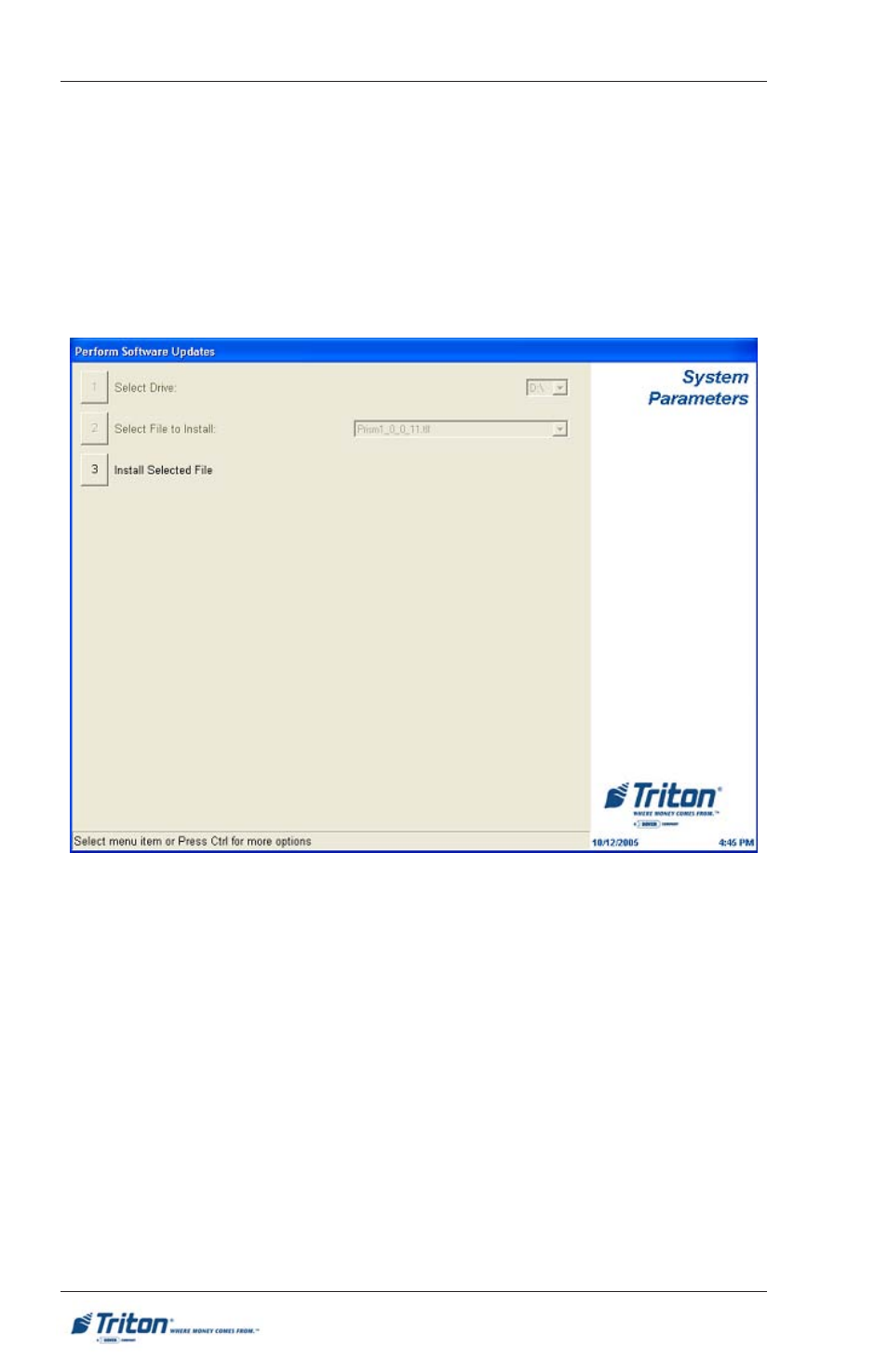 Rl/ft5000 | Triton FT5000XP PC-BASED ATMS User Manual User Manual | Page 122 / 207