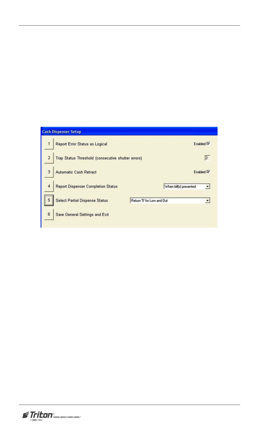 Rl/ft5000 | Triton FT5000XP PC-BASED ATMS User Manual User Manual | Page 132 / 207