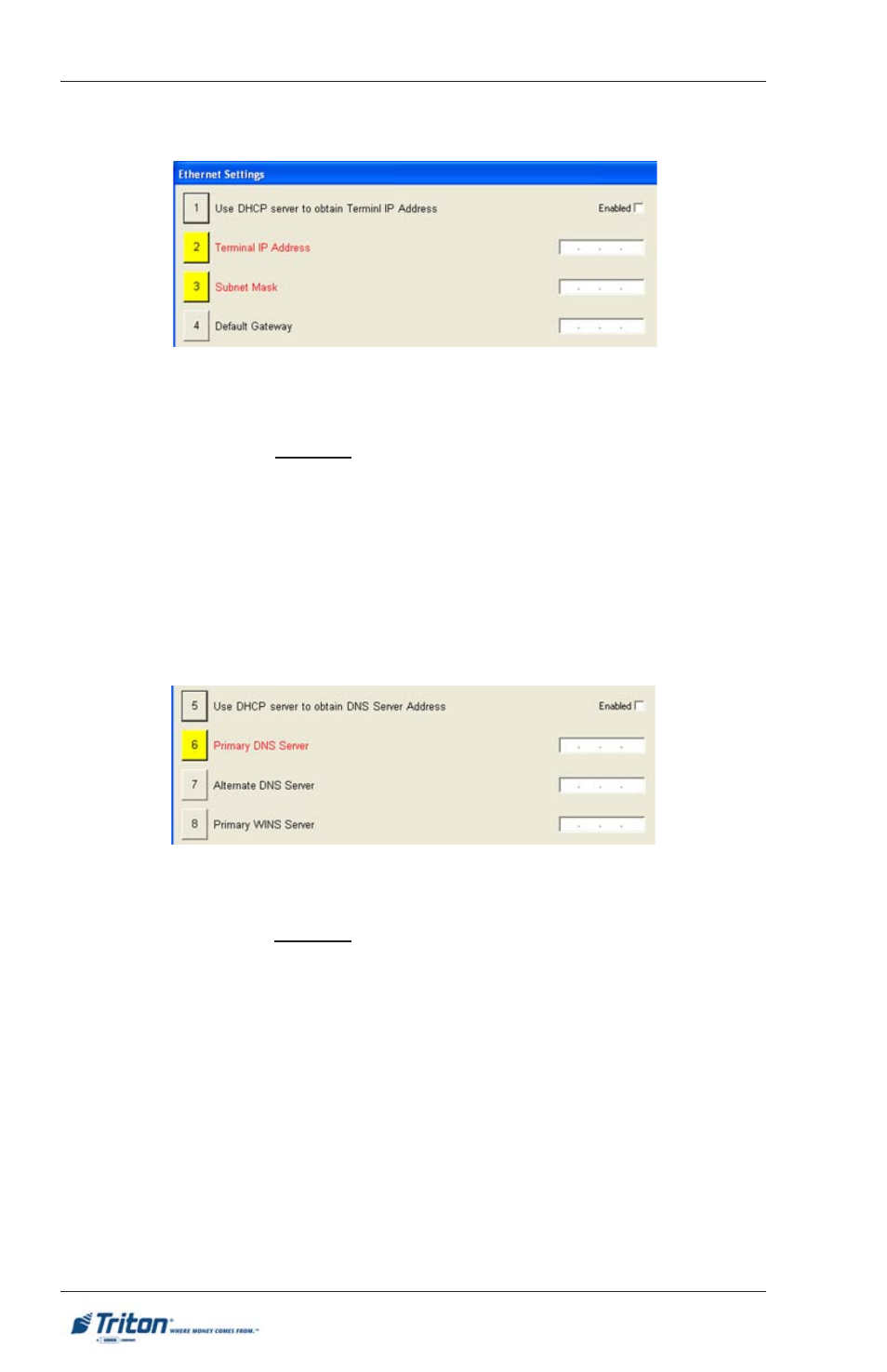 Rl/ft5000, Ip a, Dns s | Triton FT5000XP PC-BASED ATMS User Manual User Manual | Page 152 / 207