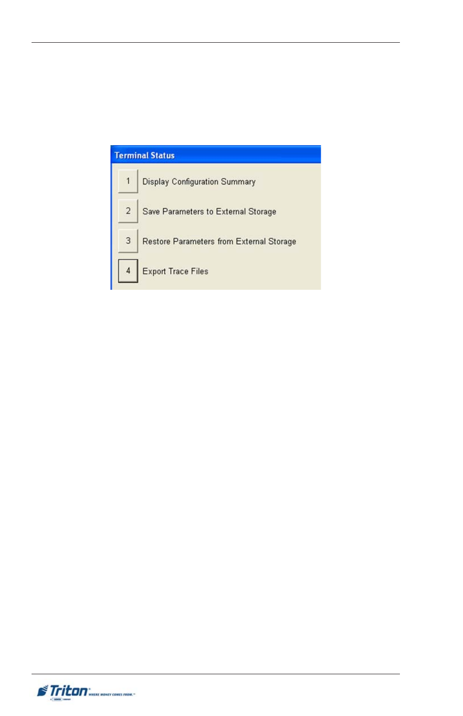 Rl/ft5000 | Triton FT5000XP PC-BASED ATMS User Manual User Manual | Page 166 / 207