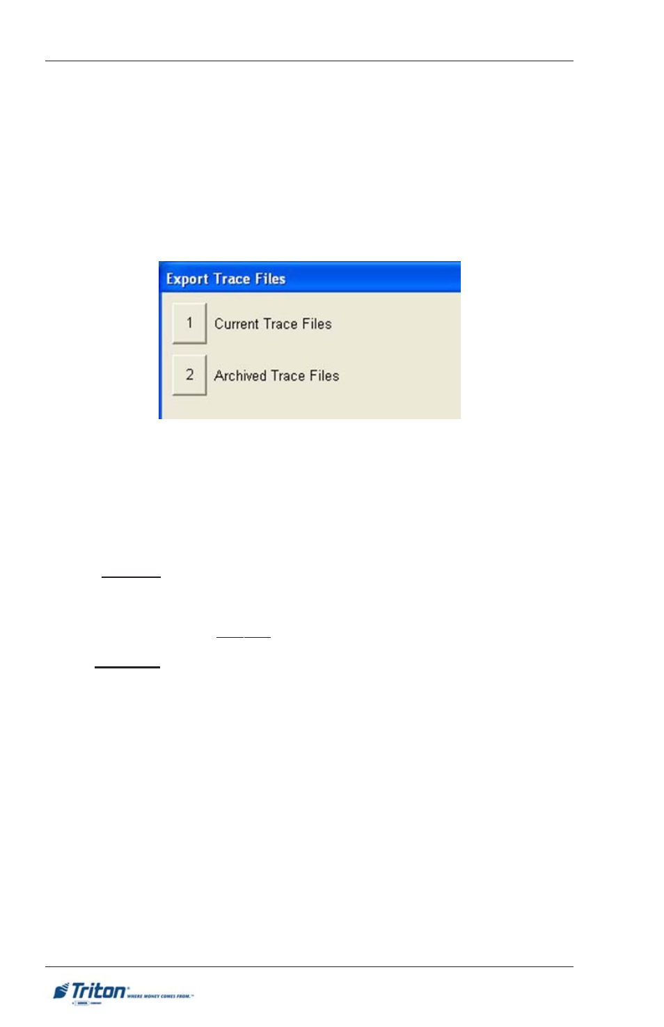 Rl/ft5000 | Triton FT5000XP PC-BASED ATMS User Manual User Manual | Page 170 / 207