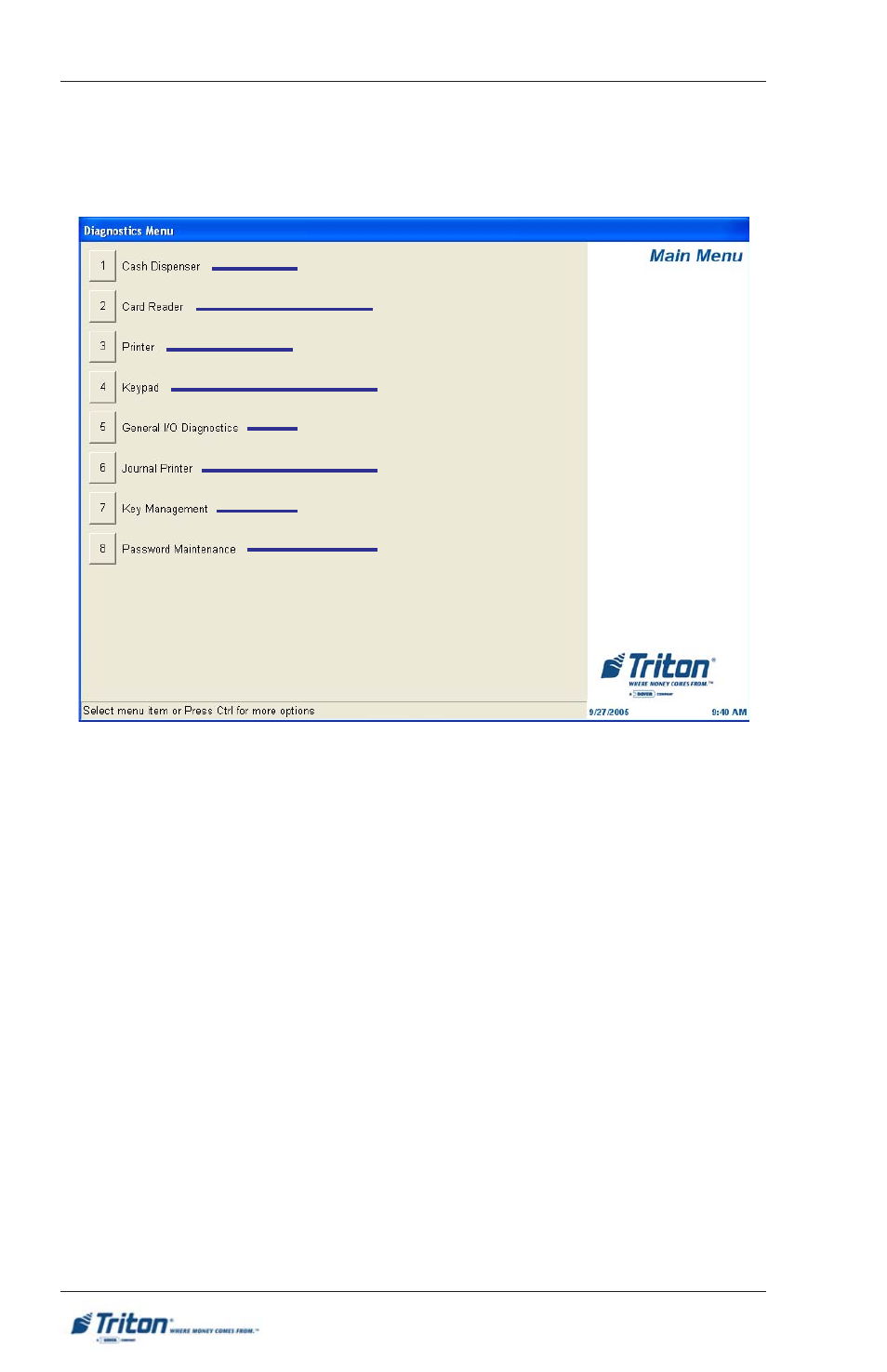 Rl/ft5000, Vdm) m | Triton FT5000XP PC-BASED ATMS User Manual User Manual | Page 172 / 207