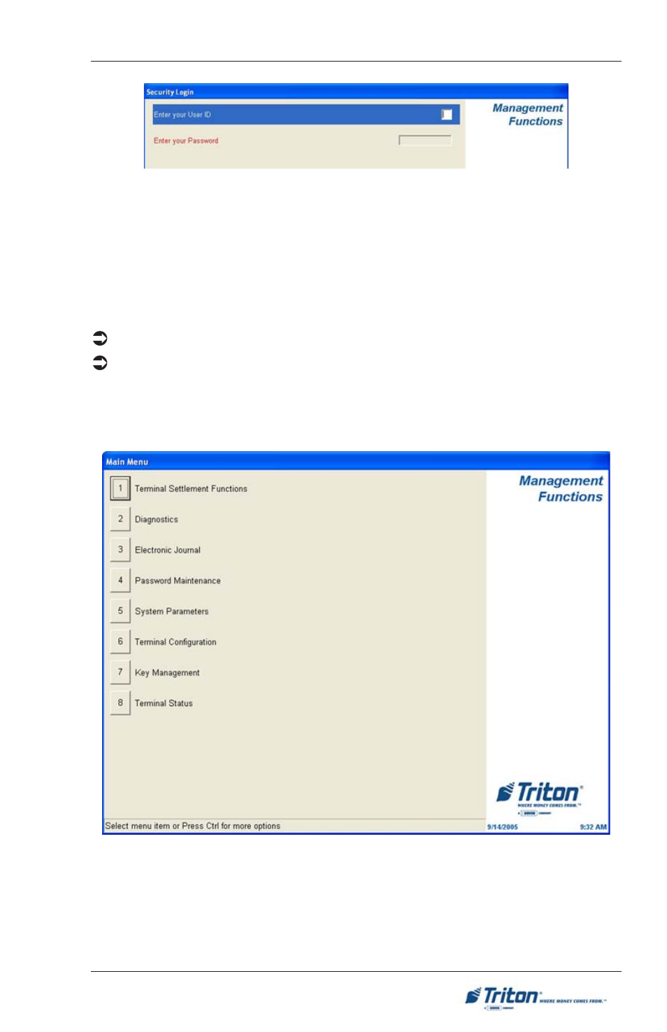 Triton FT5000XP PC-BASED ATMS User Manual User Manual | Page 65 / 207