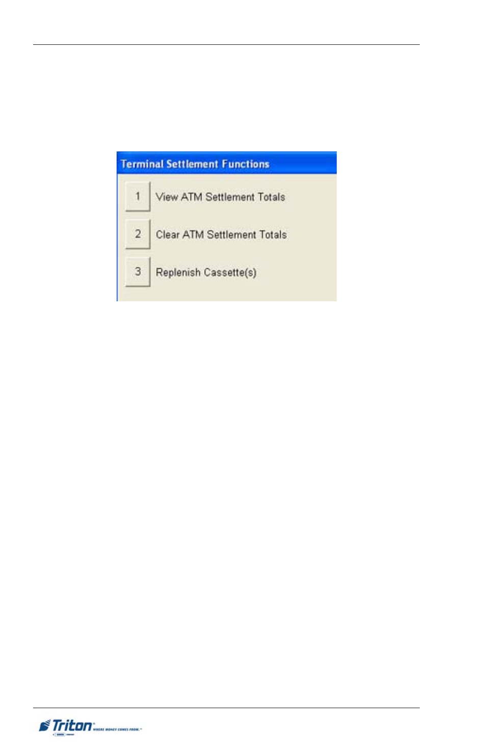 Rl/ft5000 | Triton FT5000XP PC-BASED ATMS User Manual User Manual | Page 70 / 207