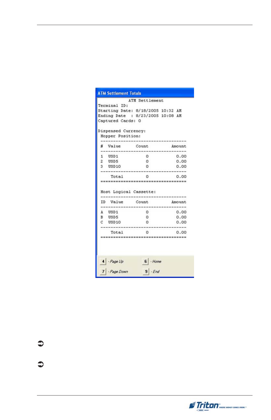 Atm s | Triton FT5000XP PC-BASED ATMS User Manual User Manual | Page 71 / 207