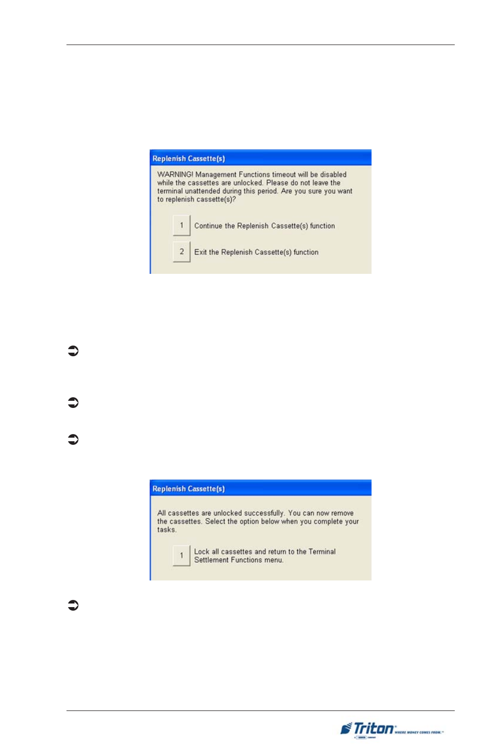 Triton FT5000XP PC-BASED ATMS User Manual User Manual | Page 73 / 207