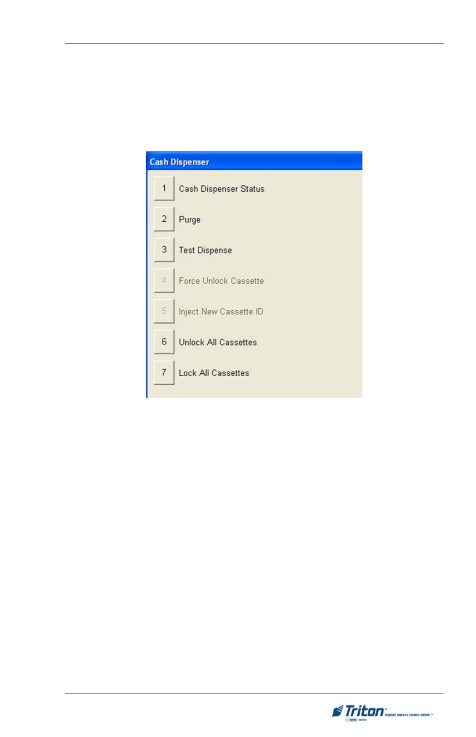 Triton FT5000XP PC-BASED ATMS User Manual User Manual | Page 77 / 207