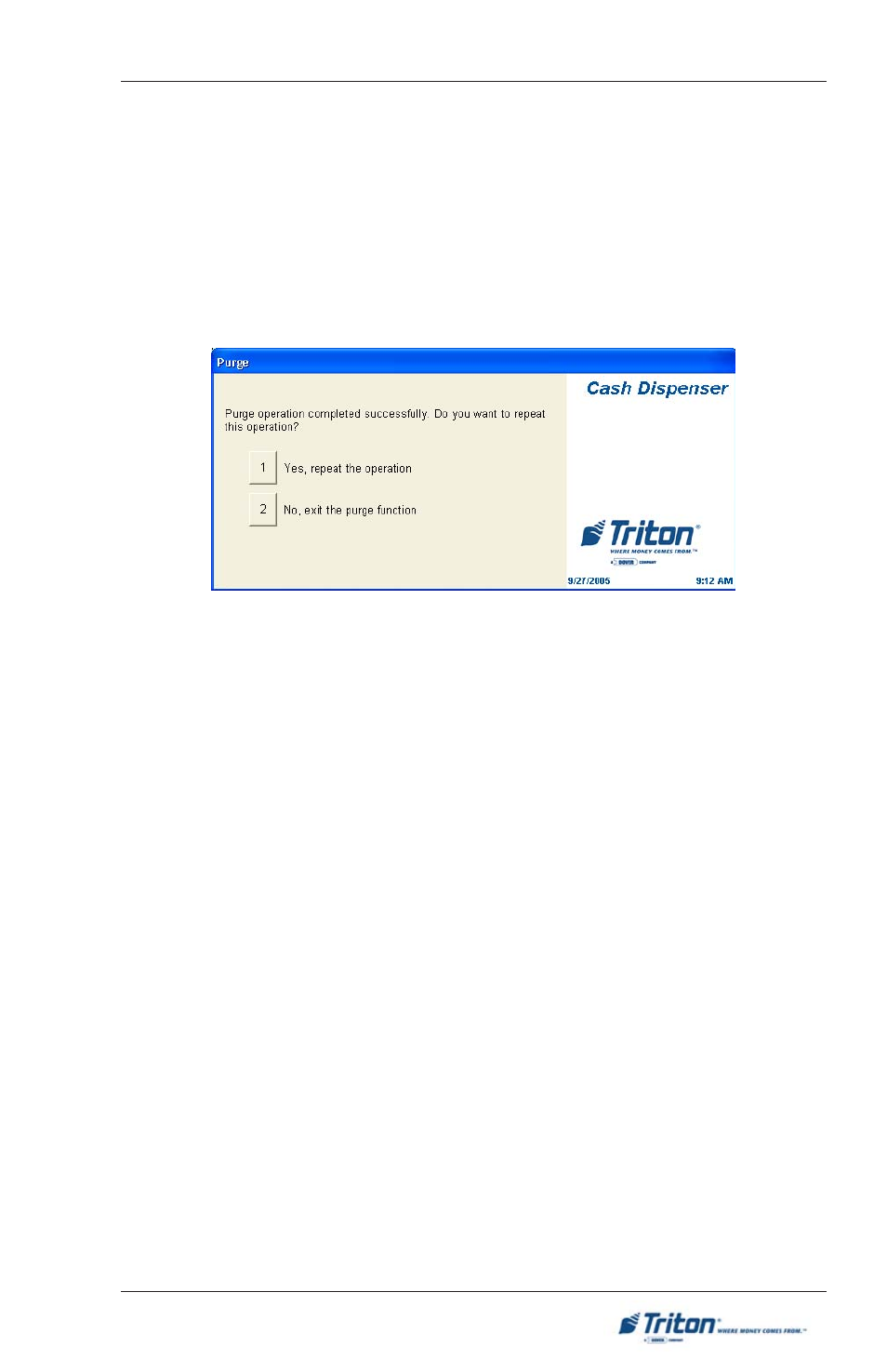 Triton FT5000XP PC-BASED ATMS User Manual User Manual | Page 79 / 207