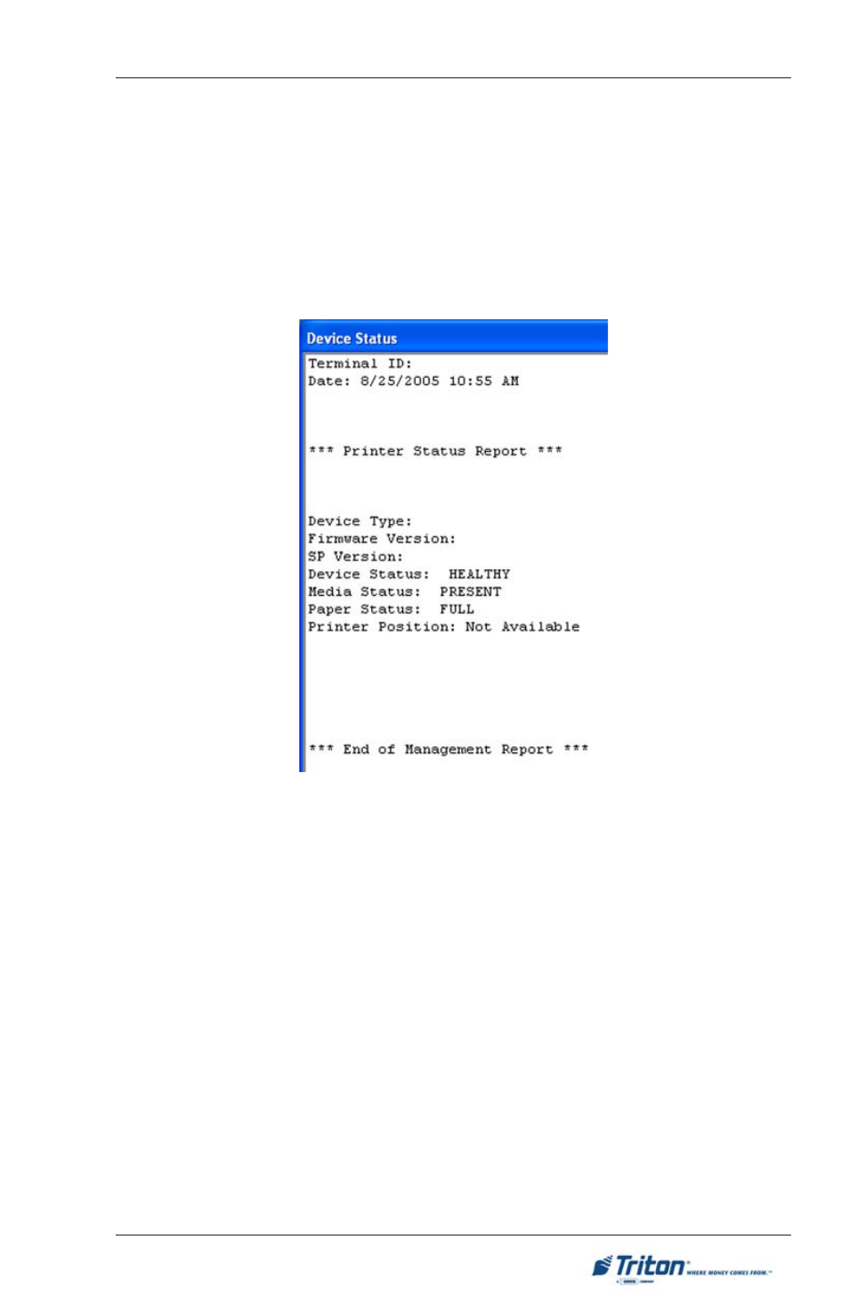 Triton FT5000XP PC-BASED ATMS User Manual User Manual | Page 89 / 207