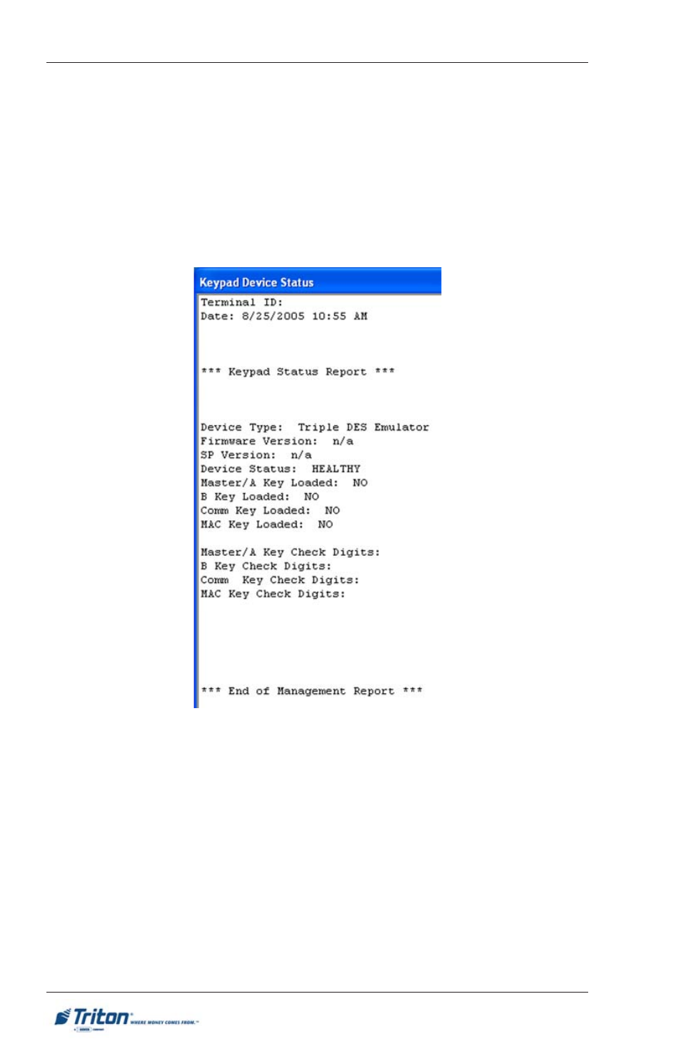 Rl/ft5000 | Triton FT5000XP PC-BASED ATMS User Manual User Manual | Page 92 / 207