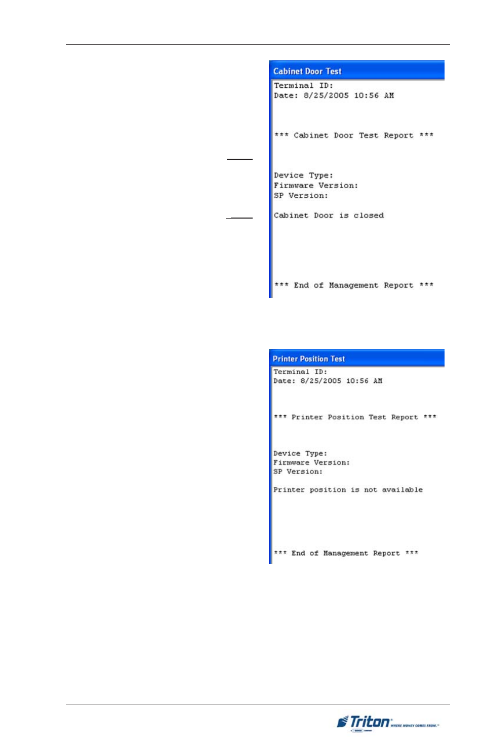 Triton FT5000XP PC-BASED ATMS User Manual User Manual | Page 97 / 207