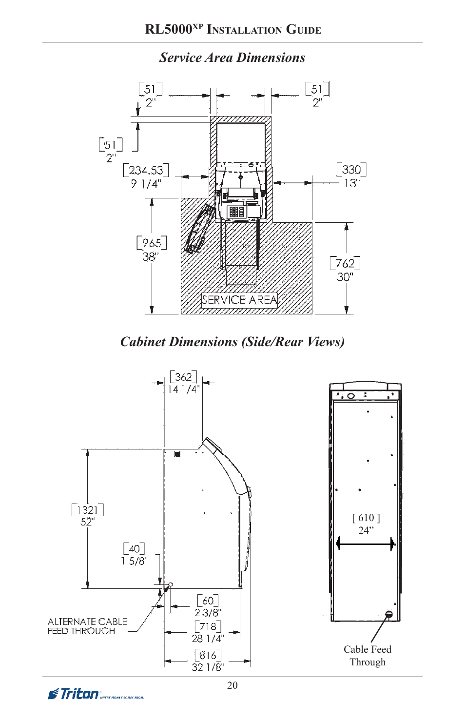 Rl5000 | Triton RL5000XP PC-BASED ATMS Installation Manual User Manual | Page 20 / 48