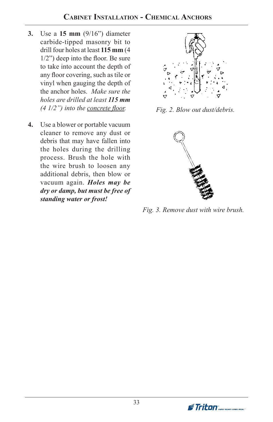 Triton RL5000XP PC-BASED ATMS Installation Manual User Manual | Page 33 / 48