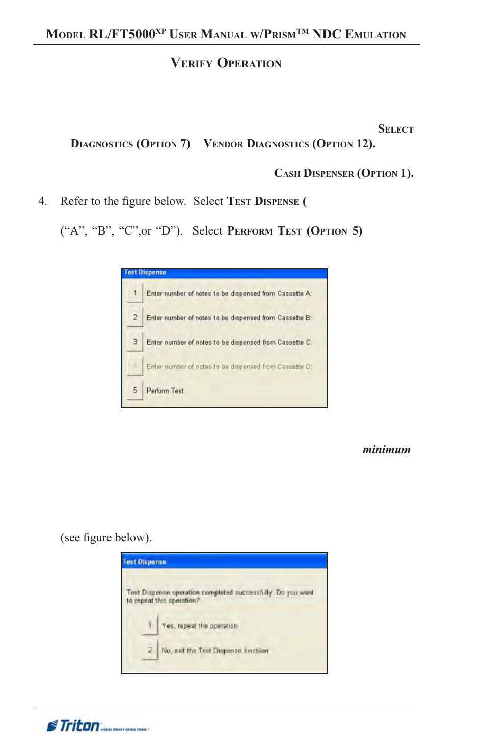 Rl/ft5000, Ndc e | Triton FT5000XP Prism NDC Emulation w/XFS Compliance User Manual User Manual | Page 30 / 129