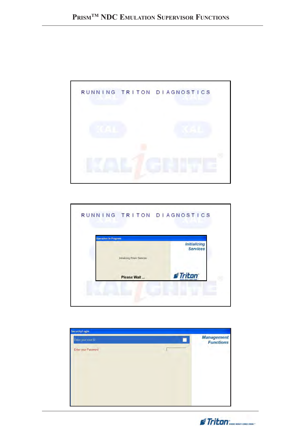 Ndc e | Triton FT5000XP Prism NDC Emulation w/XFS Compliance User Manual User Manual | Page 63 / 129