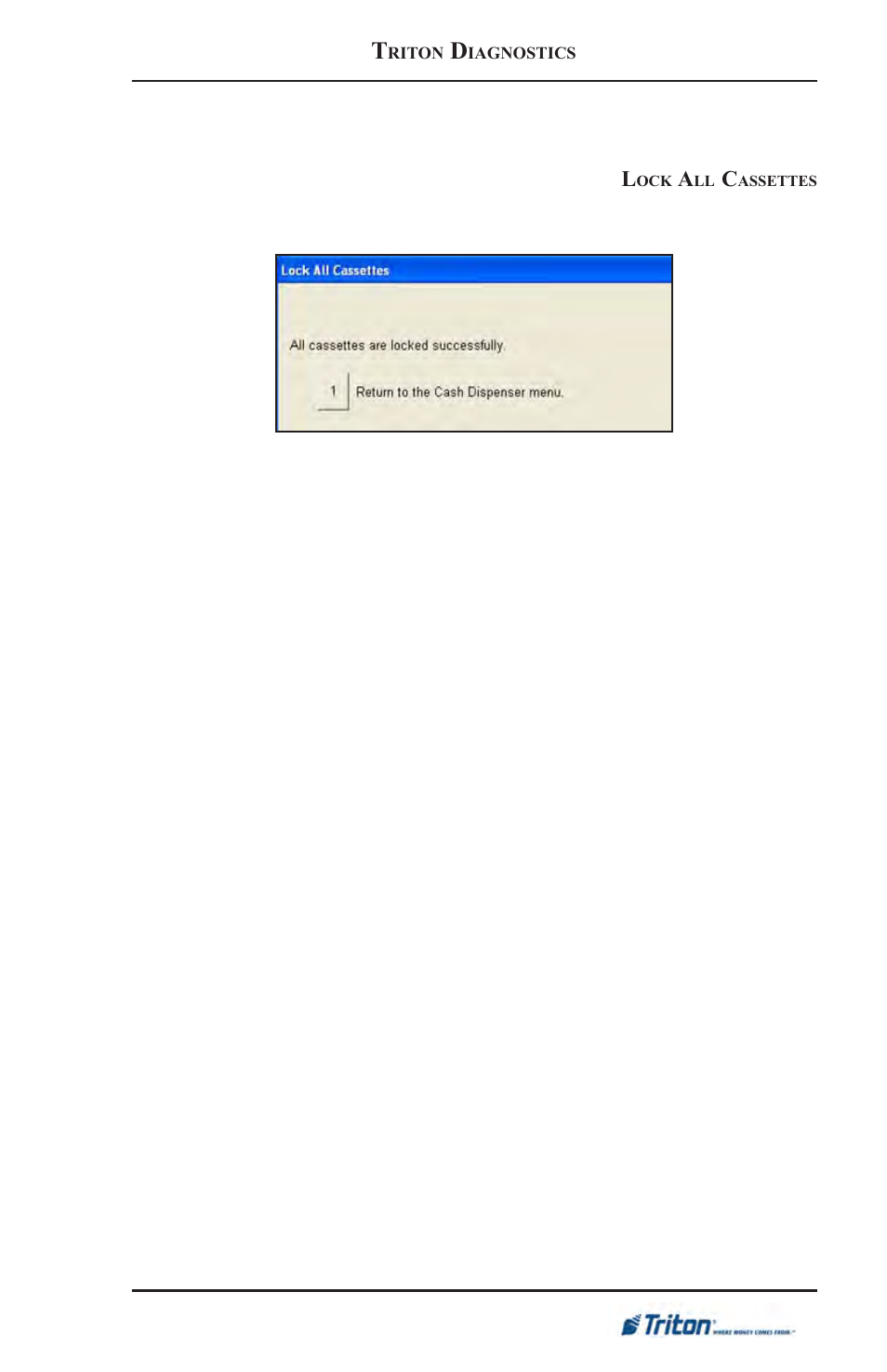 Triton FT5000XP Prism NDC Emulation w/XFS Compliance User Manual User Manual | Page 81 / 129