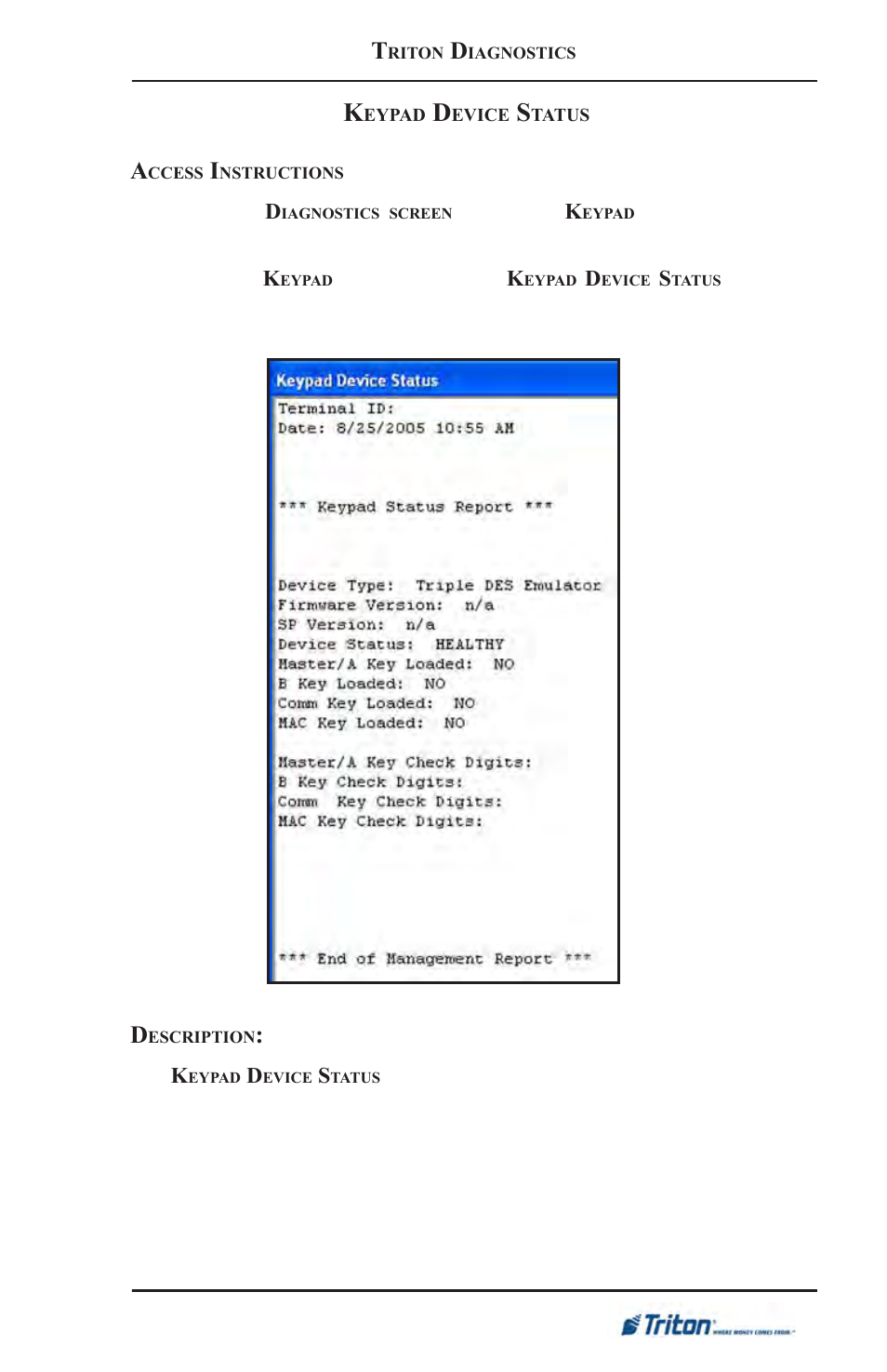 Triton FT5000XP Prism NDC Emulation w/XFS Compliance User Manual User Manual | Page 85 / 129