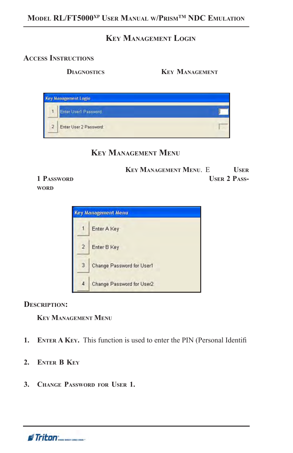 Rl/ft5000, Ndc e | Triton FT5000XP Prism NDC Emulation w/XFS Compliance User Manual User Manual | Page 90 / 129