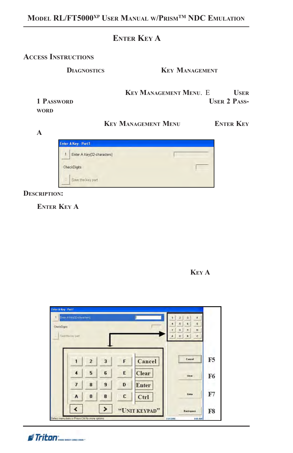Rl/ft5000, Ndc e | Triton FT5000XP Prism NDC Emulation w/XFS Compliance User Manual User Manual | Page 92 / 129