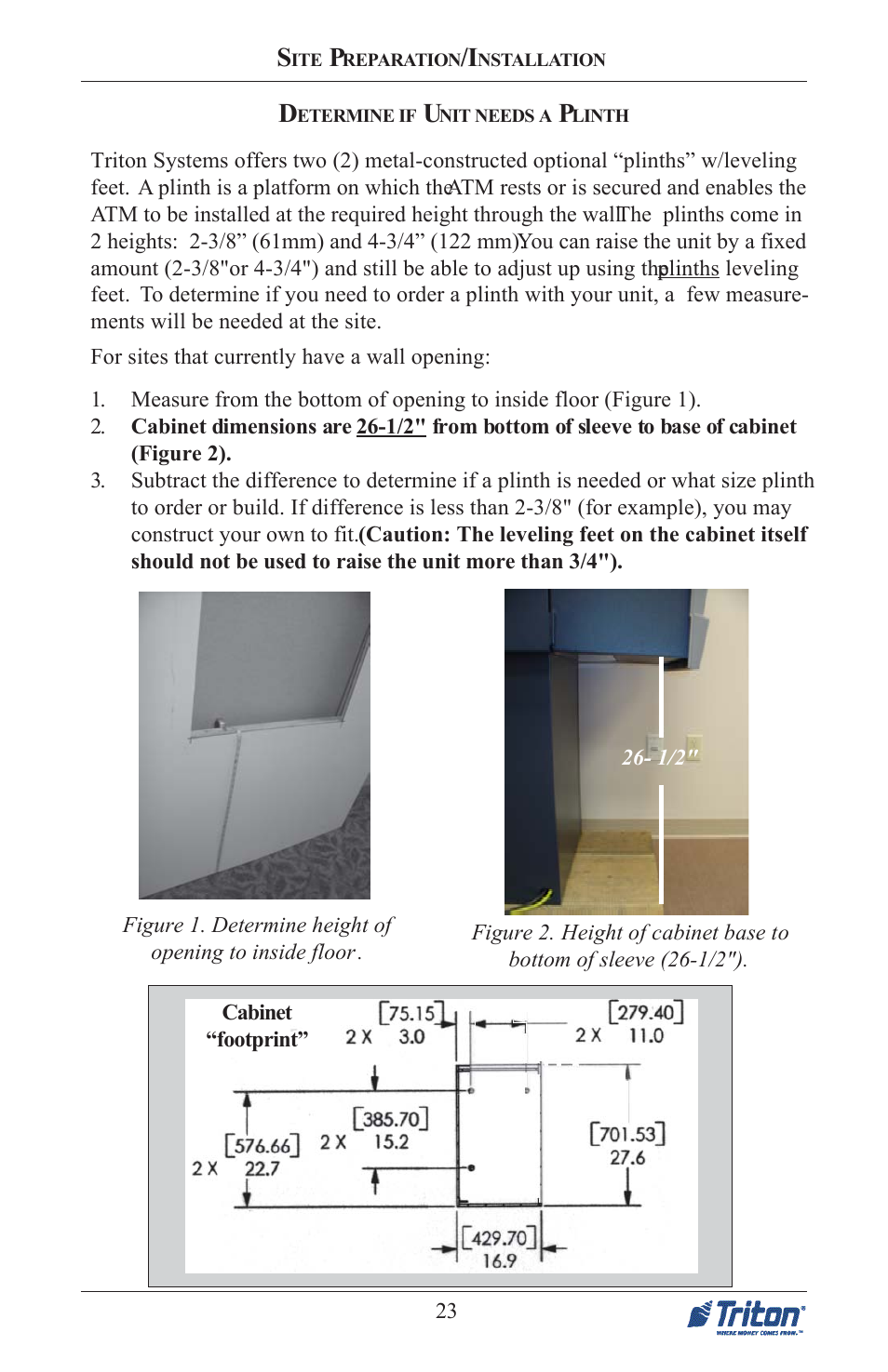 Triton FT5000 PC-BASED ATM Installation Manual User Manual | Page 23 / 48
