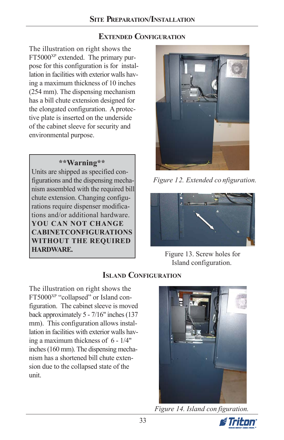 Triton FT5000 PC-BASED ATM Installation Manual User Manual | Page 33 / 48