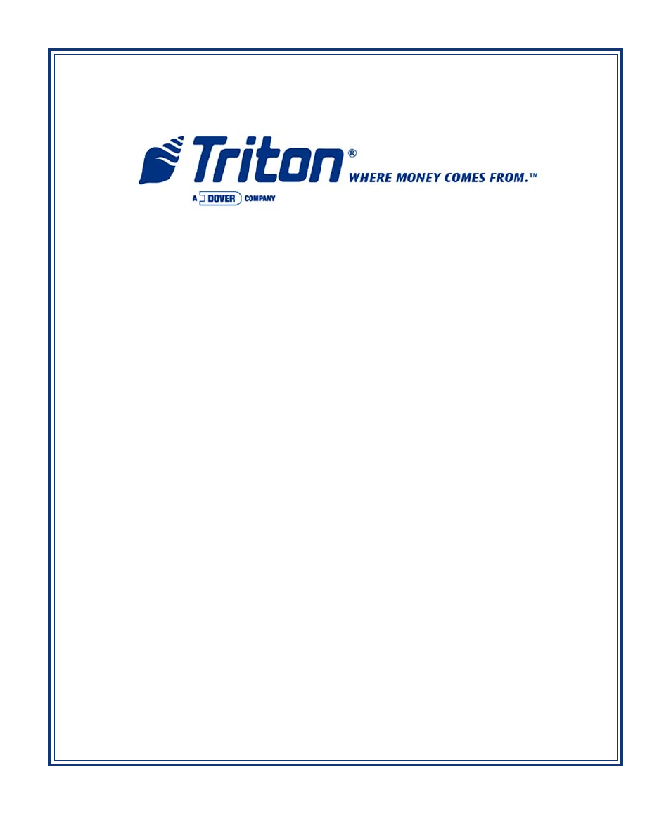 Triton FT7000XP User Manual User Manual | 222 pages