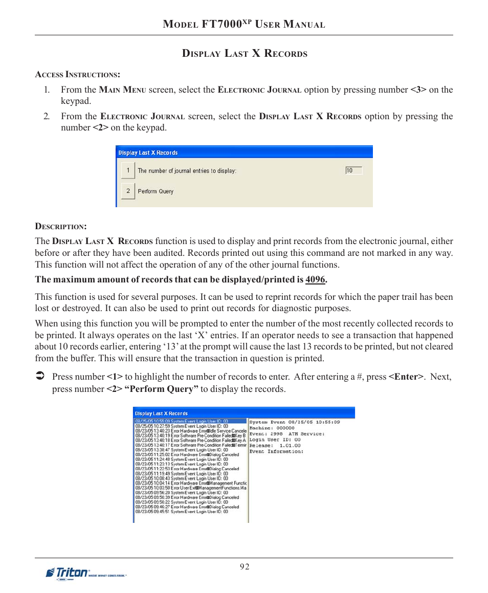 Ft7000 | Triton FT7000XP User Manual User Manual | Page 102 / 222