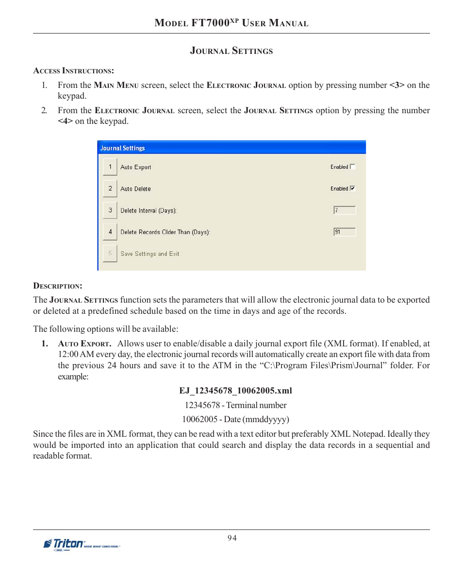 Ft7000 | Triton FT7000XP User Manual User Manual | Page 104 / 222