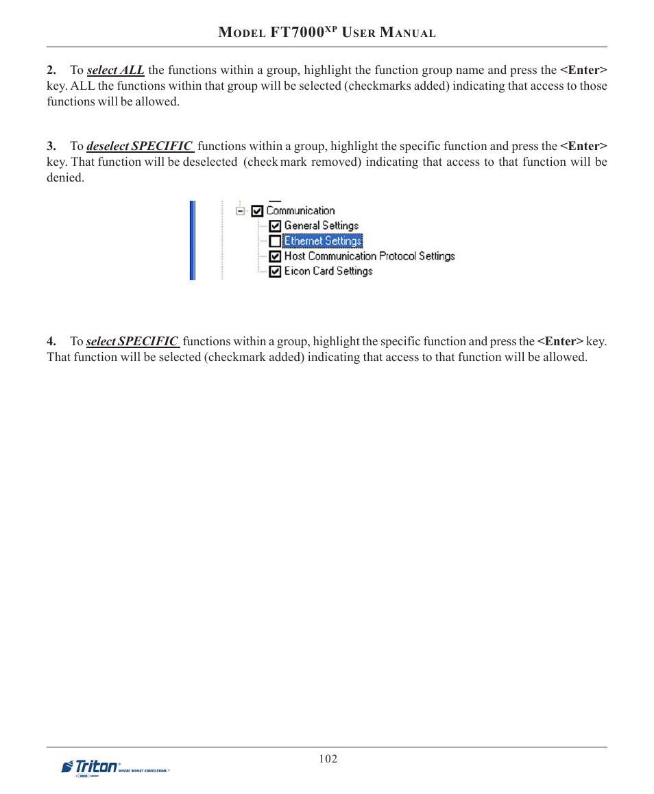 Ft7000 | Triton FT7000XP User Manual User Manual | Page 112 / 222